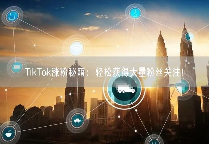 TikTok涨粉全攻略：粉丝增长策略+内容创作技巧